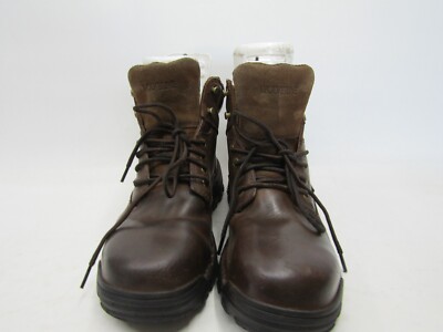 Wolverine Mens Sz 10.5 M Brown Leather Steel Toe Casual  display picture 1