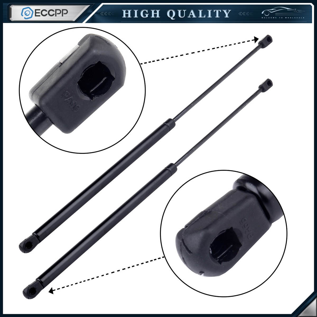 2x Window Glass Lift Supports Struts For Jeep Wrangler TJ 97-06 W