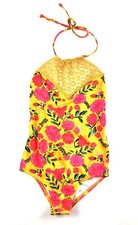 Billabong Girl  s Sun Dream Multicolor Floral One Piece Swimsuit Size 8