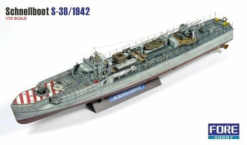 Fore Hobby 1001 1/72 German Schnellboot S-38/1942 - Picture 11 of 12