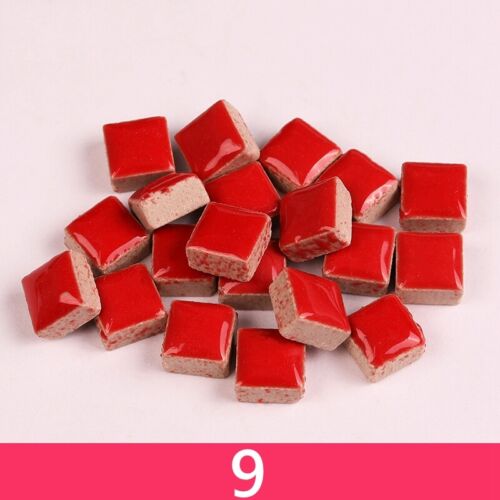 1cm 200g Carré Céramique Mosaïque Tuiles Main Matériaux DIY Mural Art Décoration - Afbeelding 33 van 50