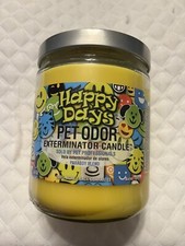 13oz Happy Days PET ODOR EXTERMINATOR Candle 70 HOUR BURN TIME