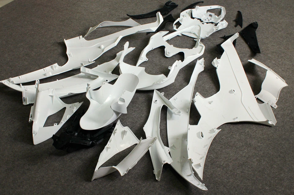 Kit de carenado ABS BodyWork para Yamaha YZF R6 2008-2016 08 09 10 11 12 13 sin pintar Foto 2 de 4