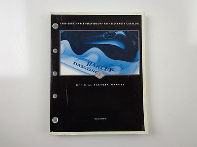 Harley Davidson 89-05 Painted Parts Official Factory Catalog 99489