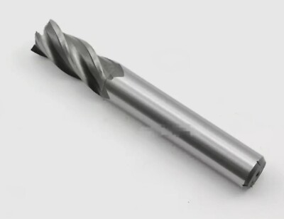 12mm 4 Flute HSS End Milling Mill Edge Slot Cutter Cutting Lathe Router Bit Tool