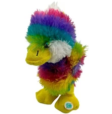 Rainbow Stipe Chick Stuffed Plush Dancing Singing Easter Chicken Dance Farm Bird