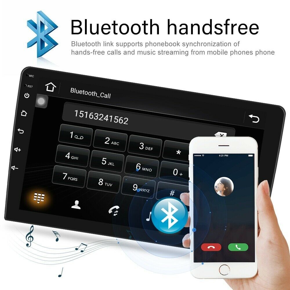 Android 13 2 Din Bluetooth HD Full Touch Screen Car Stereo 9.7