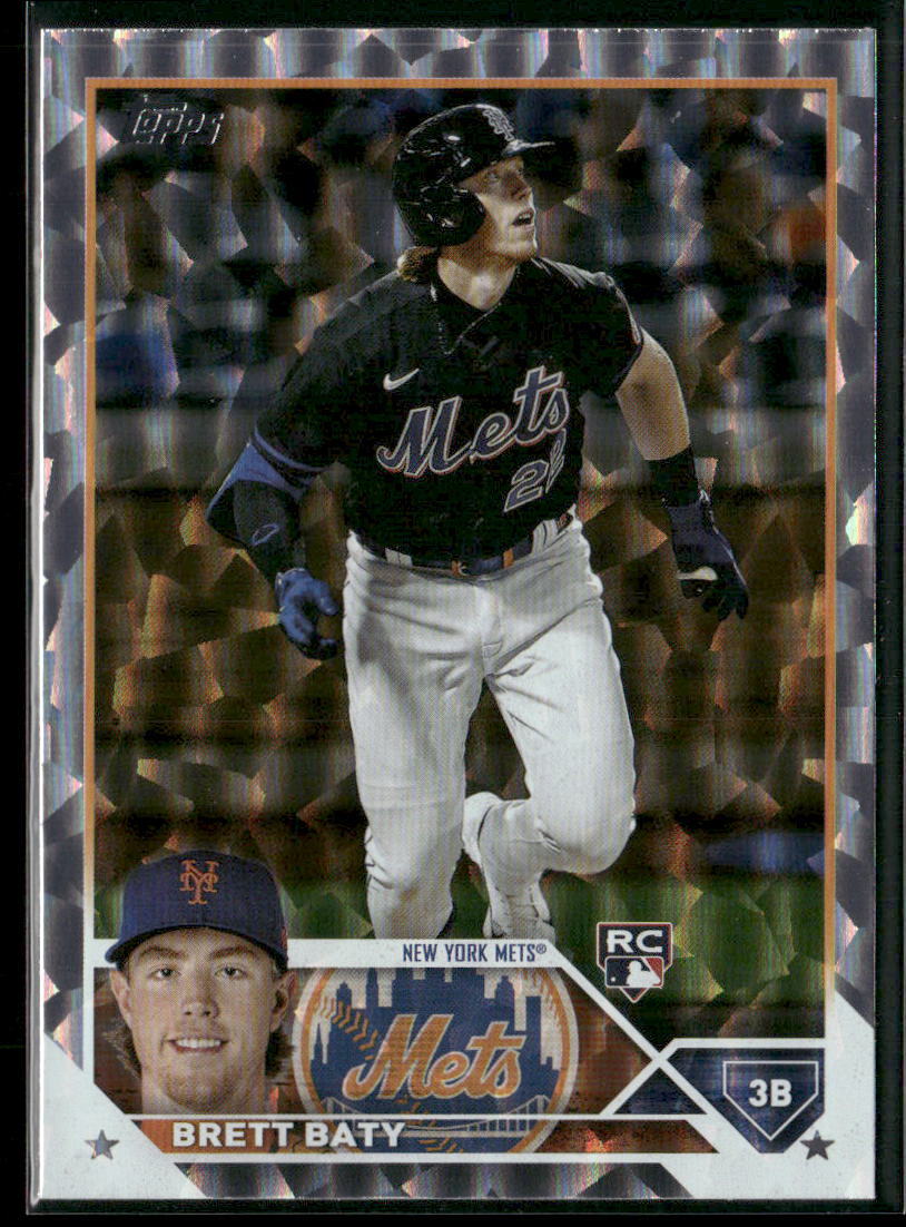2023 Topps #89 Brett Baty Orange Foil #/299