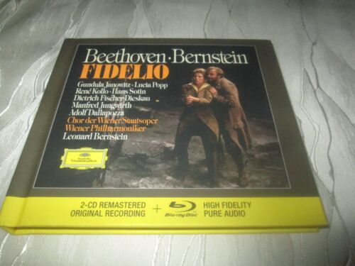 2 x CD + BLURAY - Beethoven - Bernstein - Fidelio - Wiener Philharmoniker - Afbeelding 1 van 2