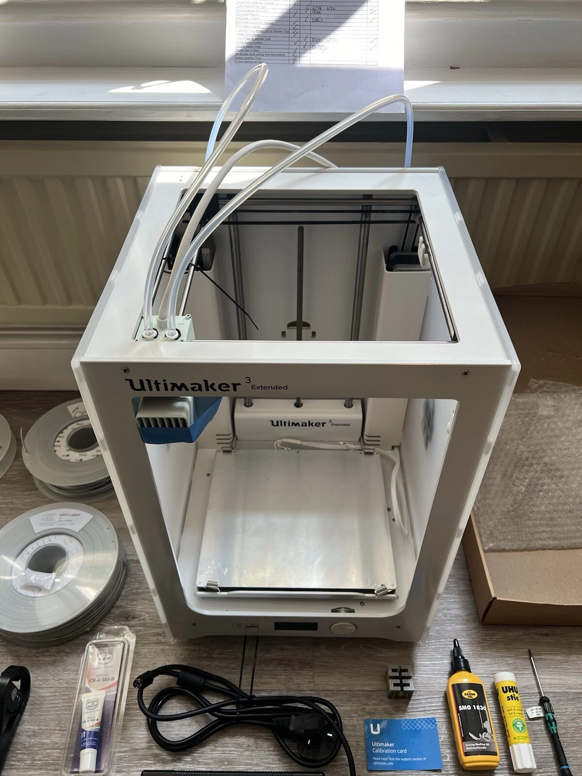 Ultimaker 3 Extended 3D Printer - Glass Bed New Filament & More Refurbed INC VAT 2
