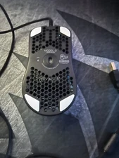 Glorious PC Gaming Race GO-BLACK 12000 DPI RGB Led Gaming Mouse - Black