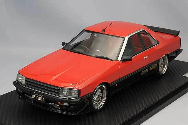 ignition model IG2349 1/18 Nissan Skyline 2000 RS-Turbo R30 Red / Black