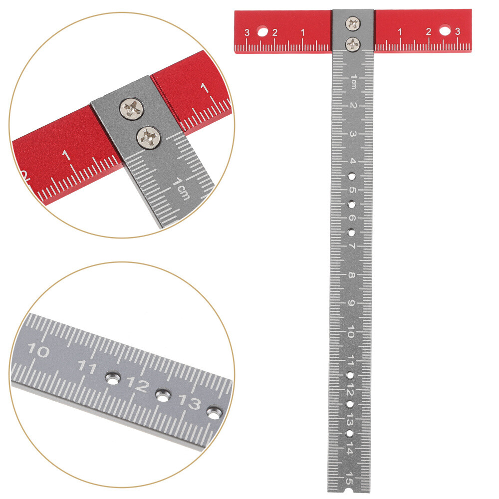 45 Meters Ruler Quilting Ruler 45 Degree Aluminum Alloy Angle Ruler, Inch Imperial ...