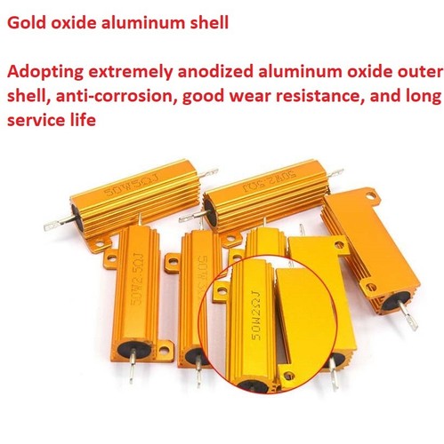 5W - 500W Watt High Power Aluminum shell Wirewound Metal Resistors 0.1Ω - 15KΩ - Picture 5 of 25
