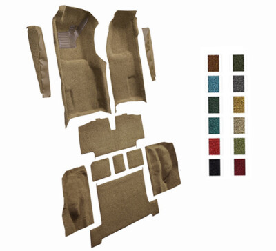 OER® T1550659 - Cognac Molded Cut Pile Replacement Seat Back Carpet Kit