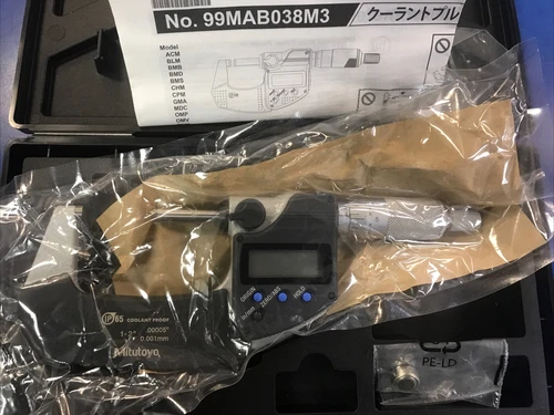 1-2" Mitutoyo 293-341-30 Digital Micrometer, Inch/Metric MDC-2" PX