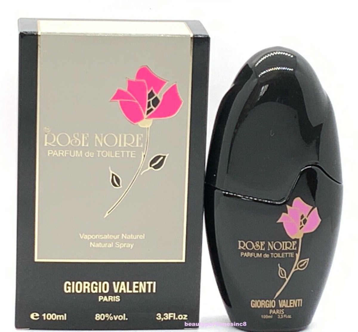 ROSE NOIRE by Giorgio Valenti 3.3 / 3.4 oz Perfume Spray Women's