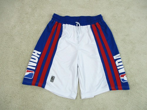NBA Shorts Adult Medium White Blue 