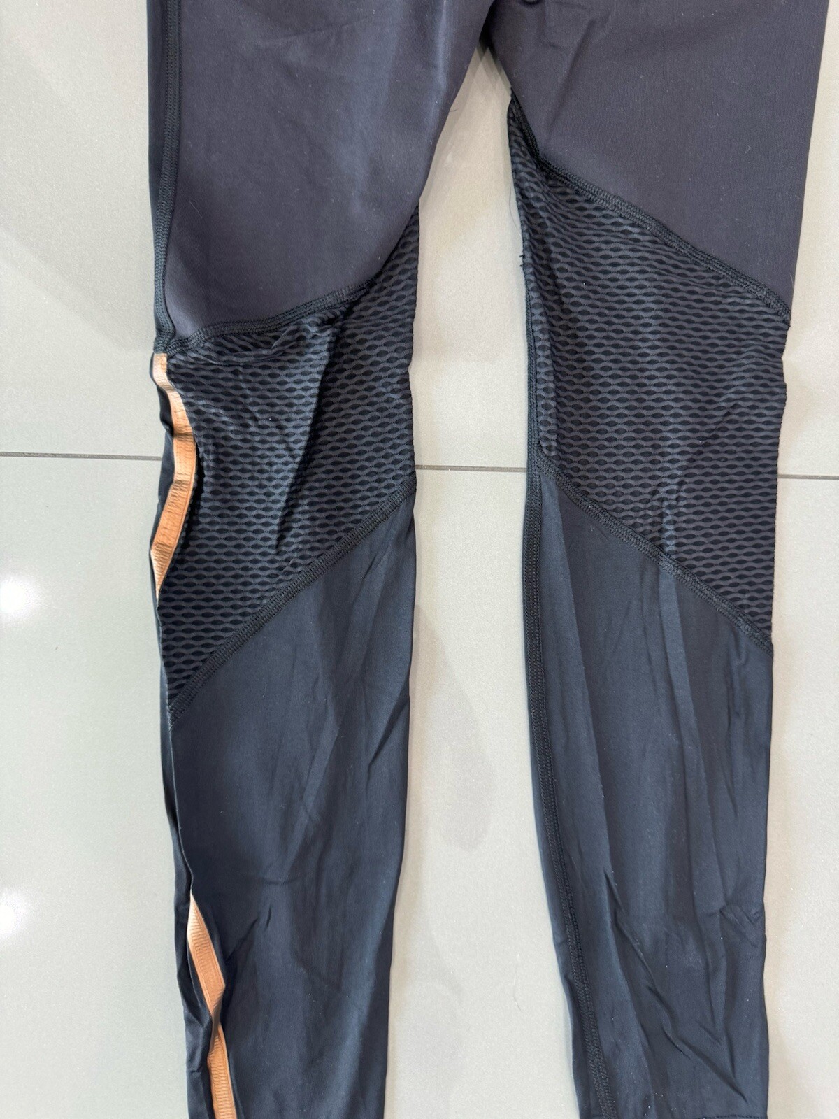 HK New Balance Performance Legging Pants Womens XS Black Cycling Run thumbnail 6