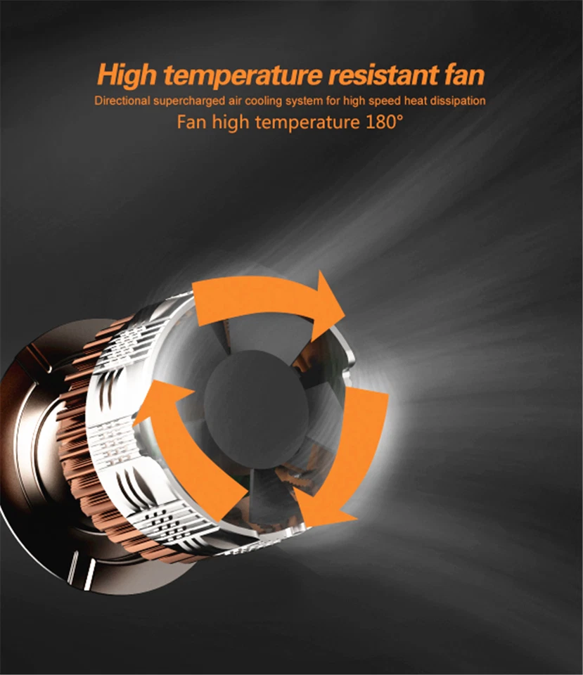 Lâmpada de cobre Alla Lighting 9007LL feixe alto baixo para Ford F Super Duty - Imagem 4 de 4