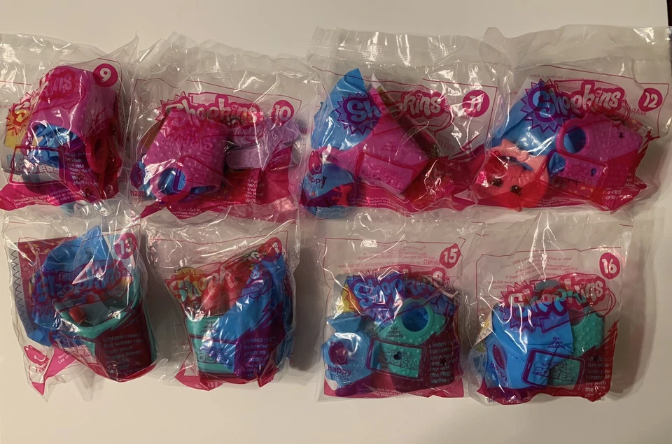 Juego completo McDonald's Happy Meal Toy Shopkins 2015. Lote de 16 Foto 3 de 3