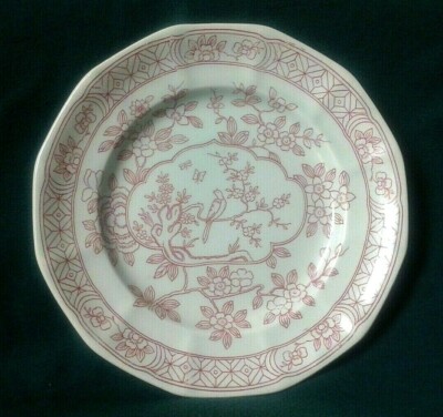 ADAMS CALYX WARE SINGAPUR VOGEL TELLER ART DECO VORSPEISENTELLER ODER SALATTELLER