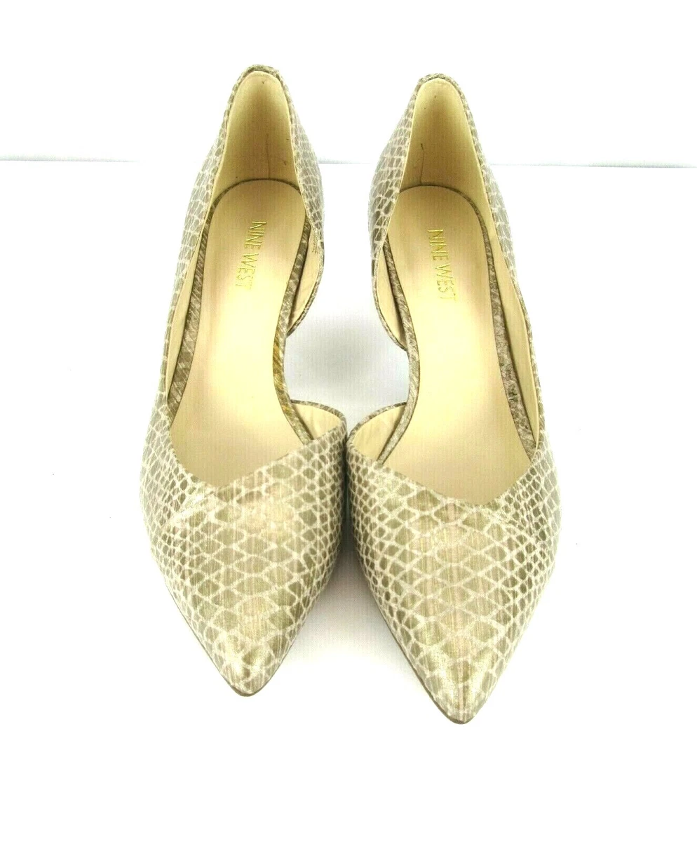 Nine west hotsell gold pumps