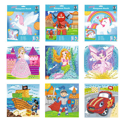 Ursus Moosgummi Mosaik Glitter Bastelset 432 Teile selbstklebend Auswahl
