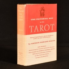 1966 The Pictorial Key to the Tarot Arthur Edward Waite Illustrated Dust Wrapper
