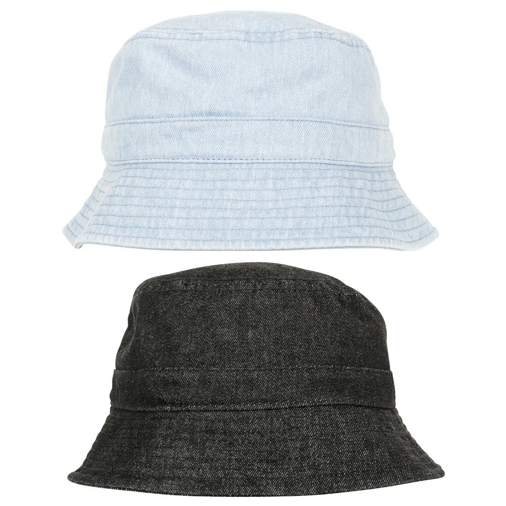 Yupoong Denim Bucket Hat Basic Cap Jeans Look Cap Angler Fisher Hat CO