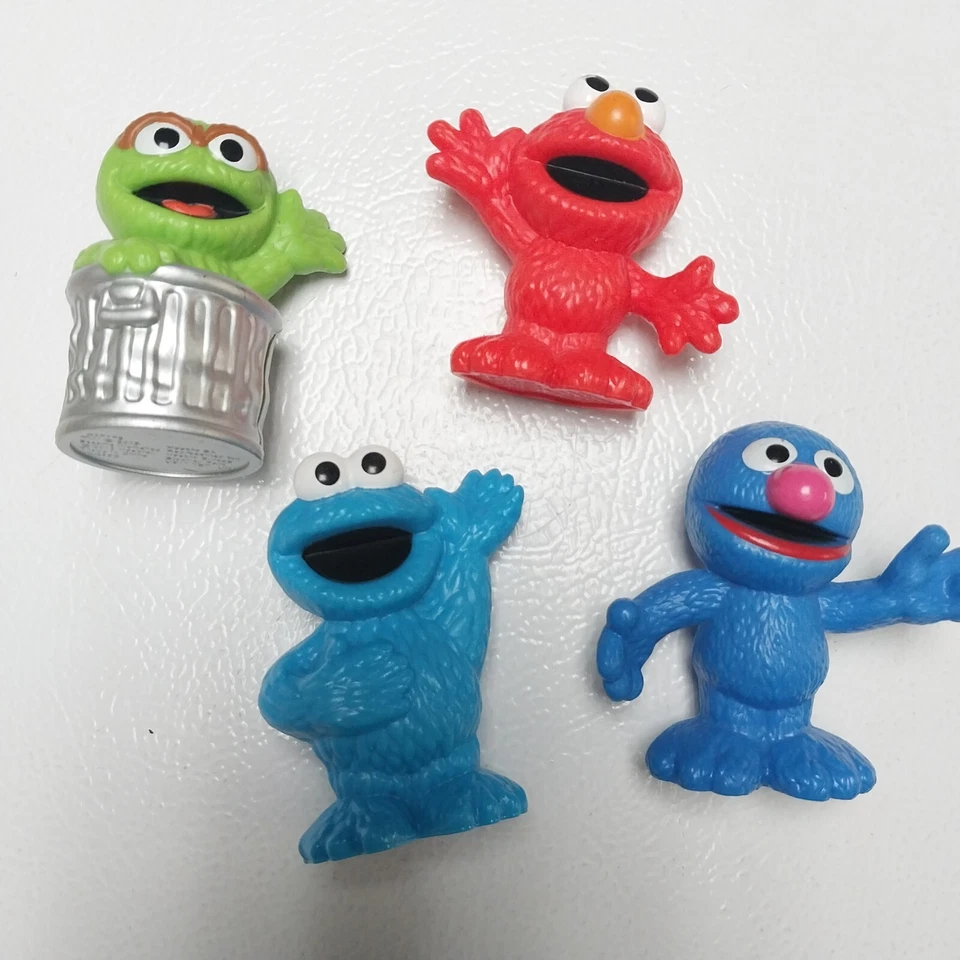 Lote De 11 Figuras De Colección Muppets Plaza Sésamo PVC Oscar Elmo Hasbro Kermit Foto 2 de 4