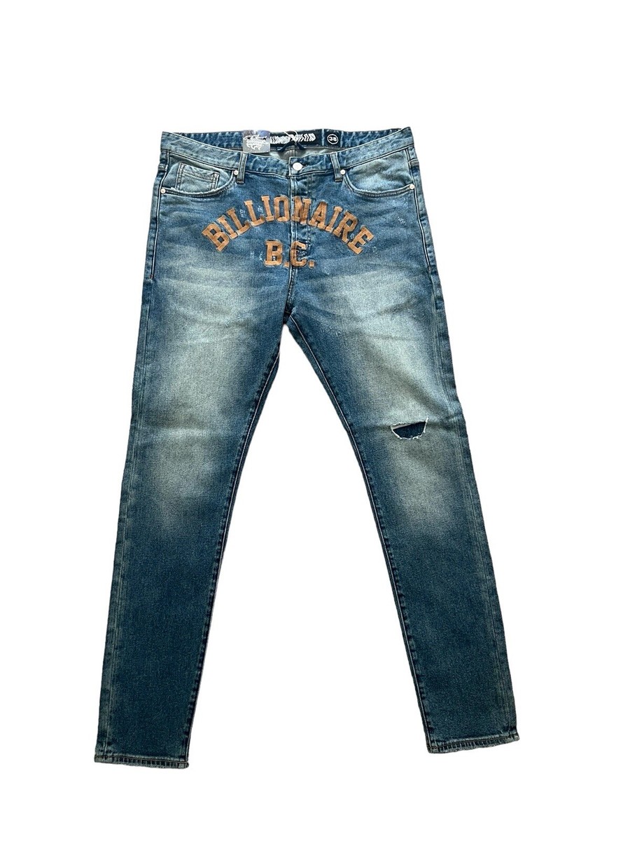 Billionaire Boys Club BBC Slim Saros Astra Mens Jeans Blue