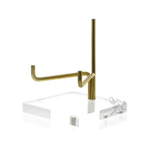 OnFireGuy Mineral Geode Fossil Display Stand Adjustable Metal Easel 4-1/4" High