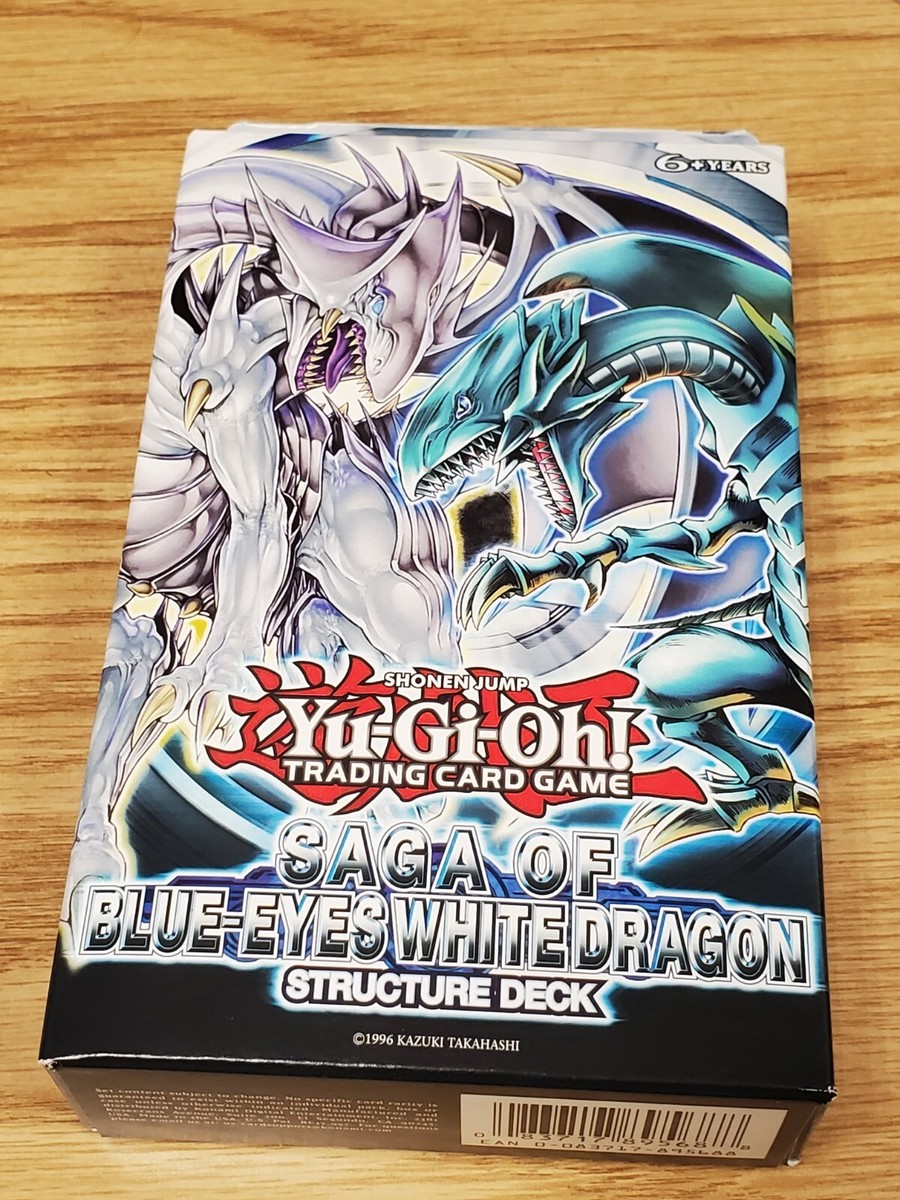 yugioh structure deck saga of blue eyes white dragon sealed Konami Yu-Gi-oh! Saga of Blue-eyes White Dragon Structure Deck