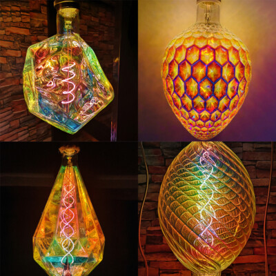110V 4W Retro LED Light Bulbs Lamp Night for Home Bar Party Indoor Decoration