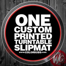 ONE Custom DJ Turntable Slipmat 12 inch record mat pad brand gift