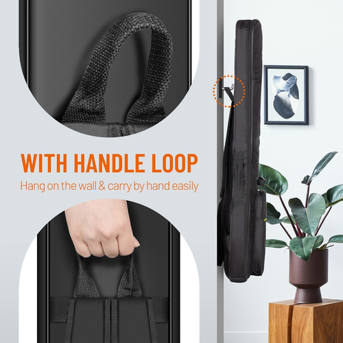 Electric Guitar Bag Soft Case 6mm Padded Backpack Black