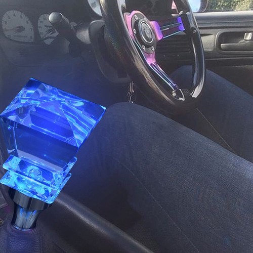 Luz LED RGB Cambio Perno Palo Acrílico Cristal Transparente Palanca de cambios para Coche AT/MT - Imagen 4 de 12