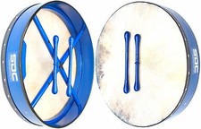 BODHRAN BLUE 18" Large WITH BAG AND 2 BEATERS FREE SHIPPING