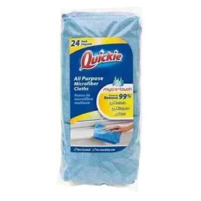 Quickie 14 in. x 14 in. Microfiber Cloth Towels (24-Pack)