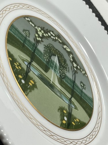 Jugendstil Porzellan Teller Nymphenburg Rosengärtlein Rudolf Sieck Selten - Bild 5 von 10