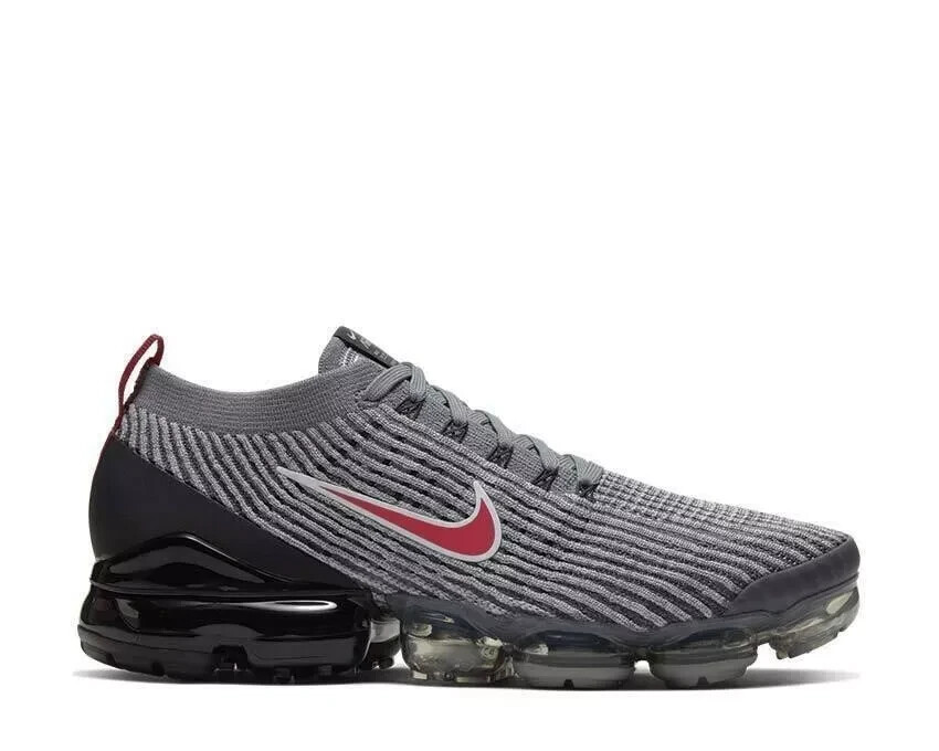 NIKE Air Vapormax Flyknit 3 Particle Grey Red AJ6900-012