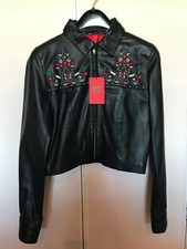 Bnwt Kenzo Jungle Leather Jacket, Fr 38