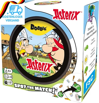 Zygomatic Dobble Asterix | Action- Und Reflexionskartenspiel | Ab 7 Jahren | 2 B