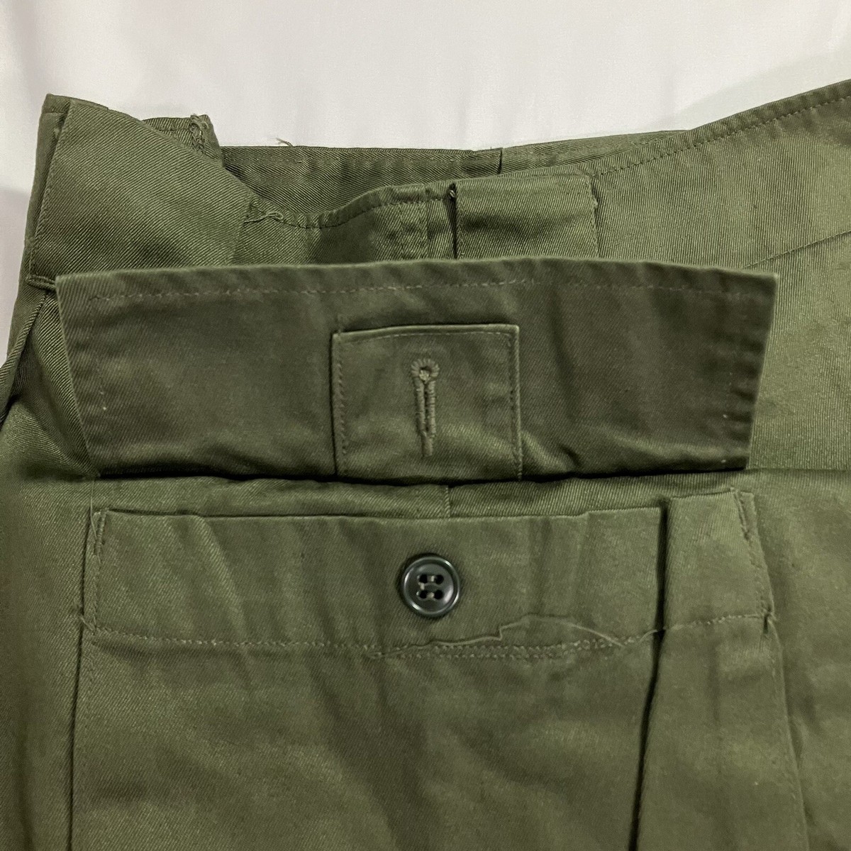 MINT 33X27* JSDF OD Type 65 Uniform Pants Japanese Self-Defense