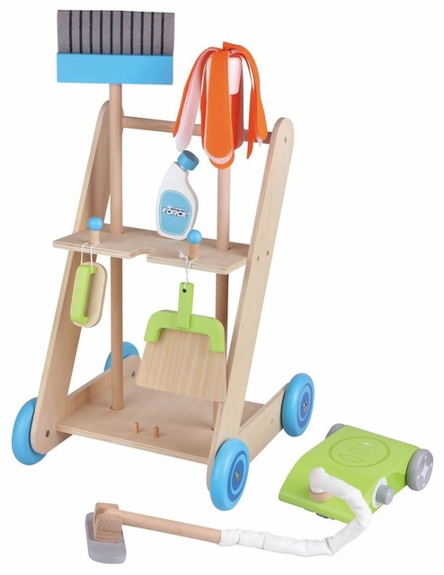 asda wooden trolley