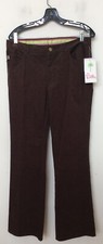 NWT Lilly Pulitzer Main Line Chocolate Brown Corduroy Pants Size 8, Retail 98