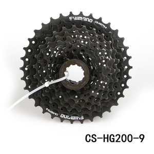SHIMANO CS-HG200-9 HYPERGLIDE 9 SPEED---11-34T BLACK MTB BICYCLE CASSETTE