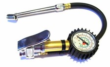 Commercial Grade Dual Chuck Tire Inflator 2 Gauge Pressure Reader 12