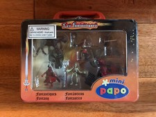 MINI PAPO Fantasy Figures - In A Case - NEW France - Game Pieces 1.5 - 2 Inches